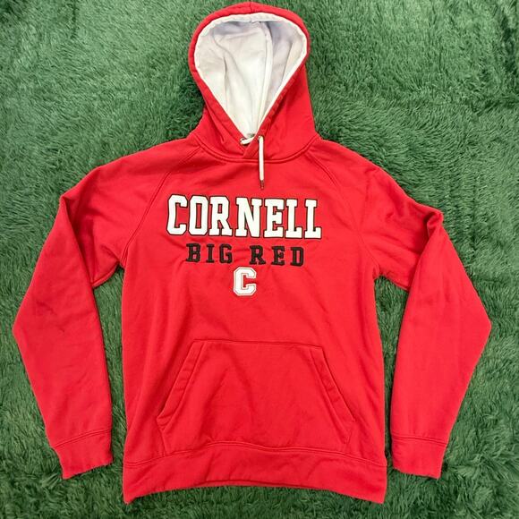 Cornell University Red Pullover Sweatshirt Size Medium Unisex - Picture 1 of 7